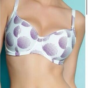 Freya Disco Underwire Sweetheart Bikini Top 32DD NWT